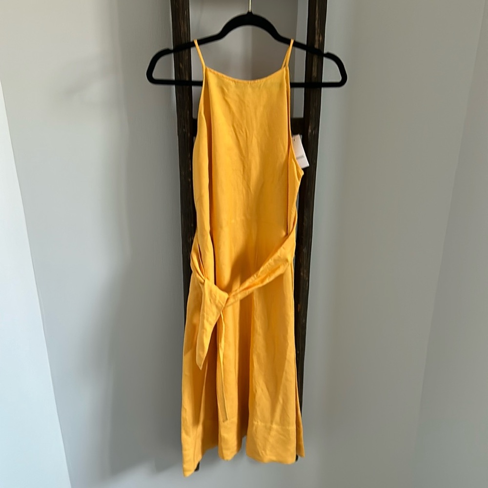 LOFT Yellow Sleeveless Dress